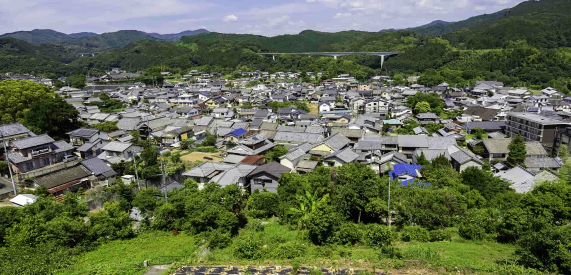 大村市の街並み