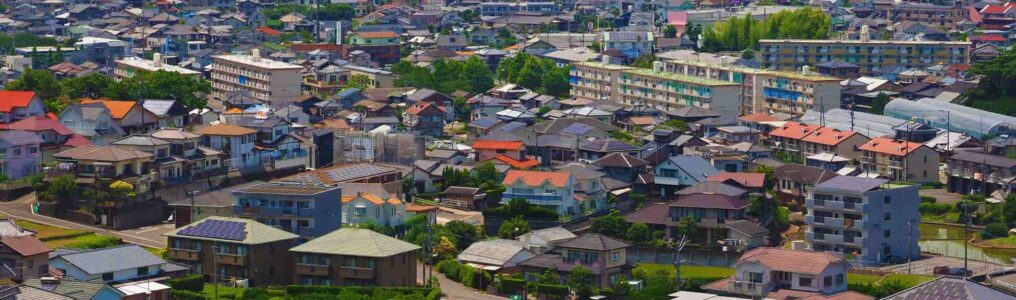 大村市の街並み