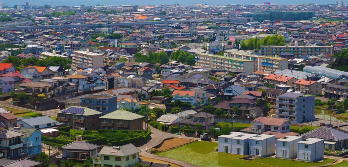 大村市の街並み