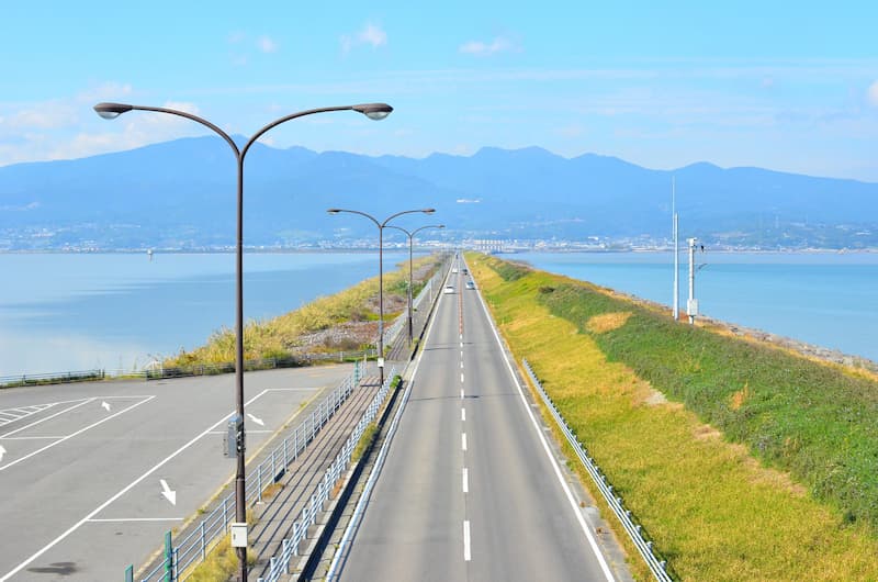 諫早市の風景